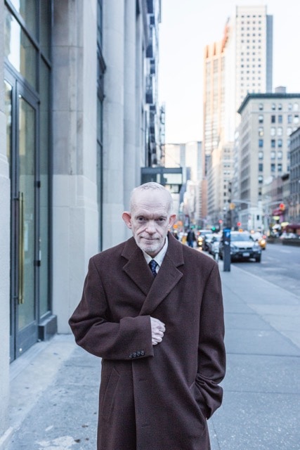 Photo of Mark Landis on a city street