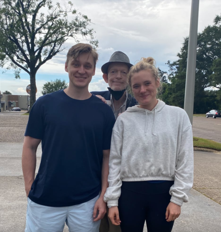 Mark with friends